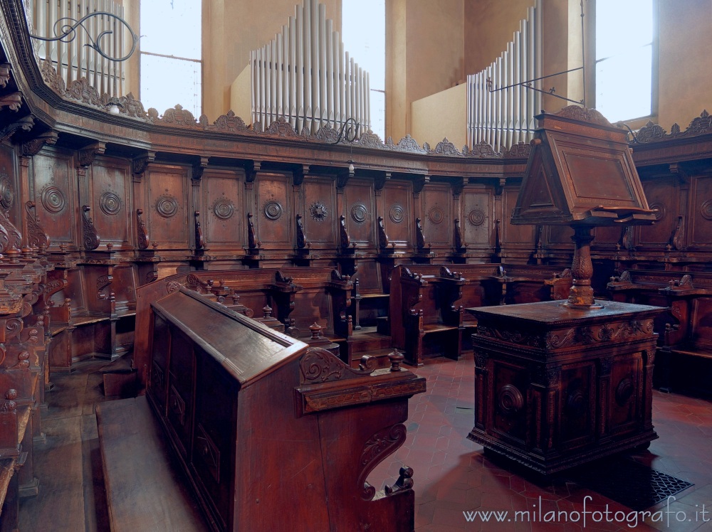 Biella (Italy) - Choir of the Basilica di San Sebastiano